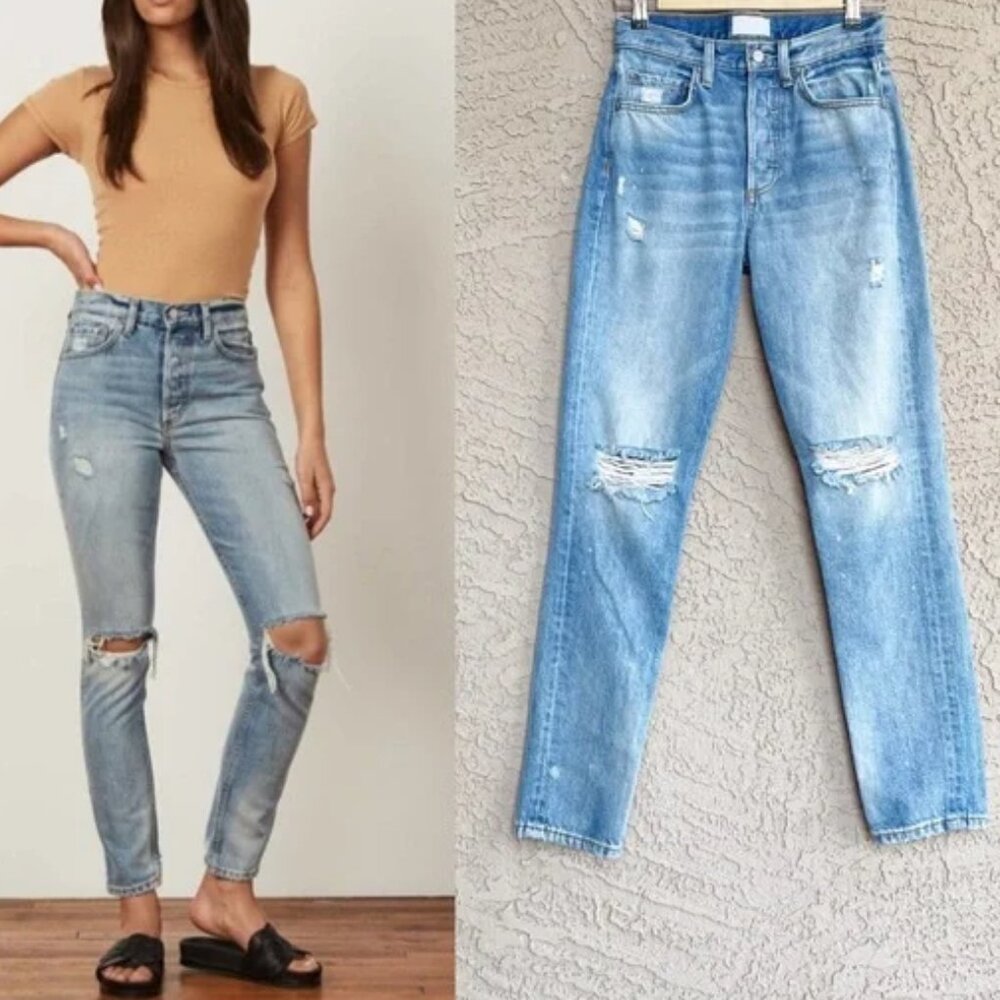 BOYISH BILLY STRAIGHT LEG BOYFRIEND JEANS DEADSTOCK RIGID DENIM EASY RIDER sz 29